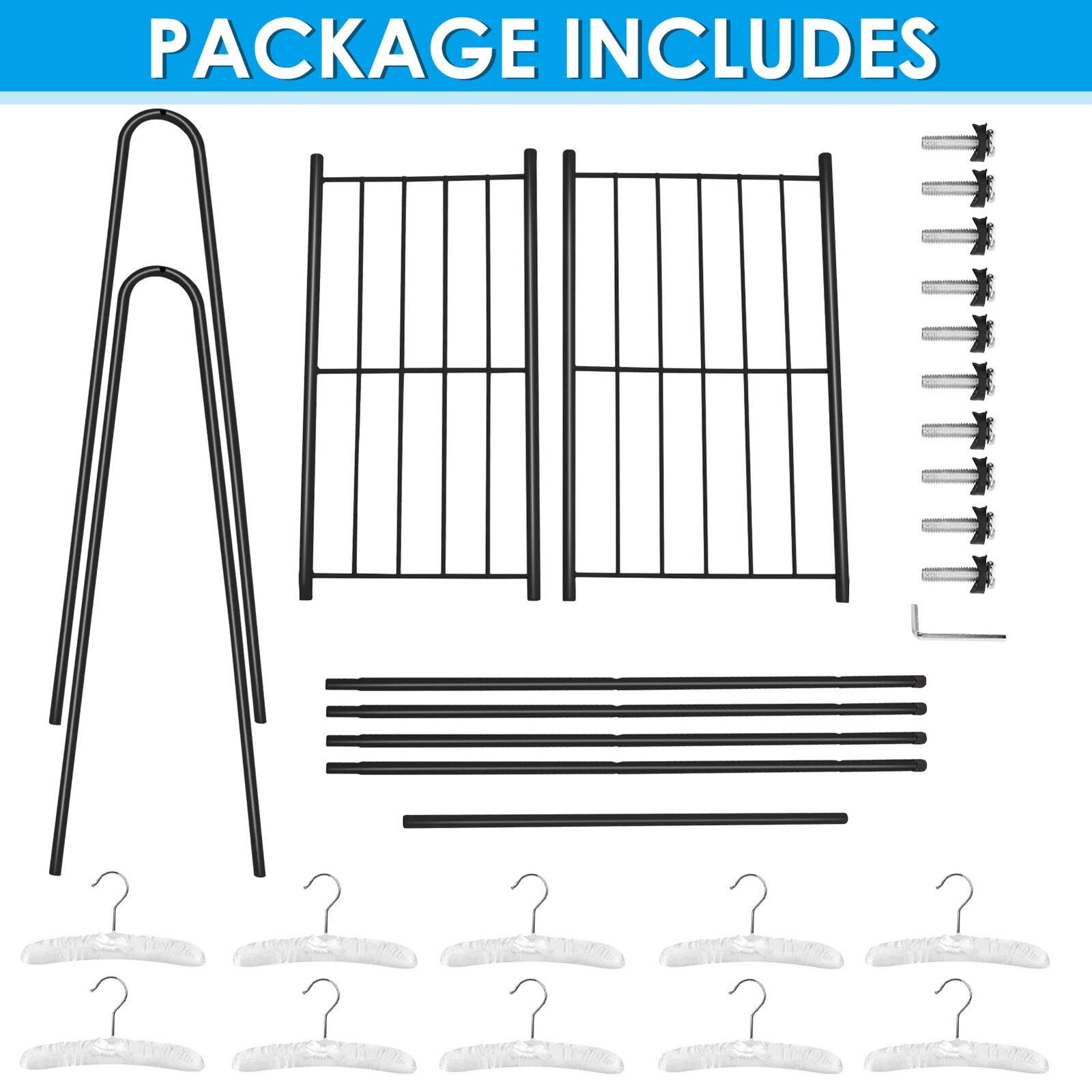 Youyijia Kleiderständer Clothes Rack 2 Shelves for Shoes and Boxes – Bild 4 von 5