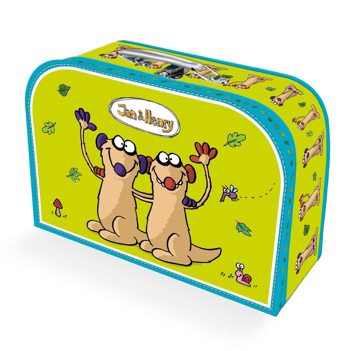 Trötsch Verlag Kofferrucksack TRÖTSCH Kinderkoffer Jan & Henry medium grün