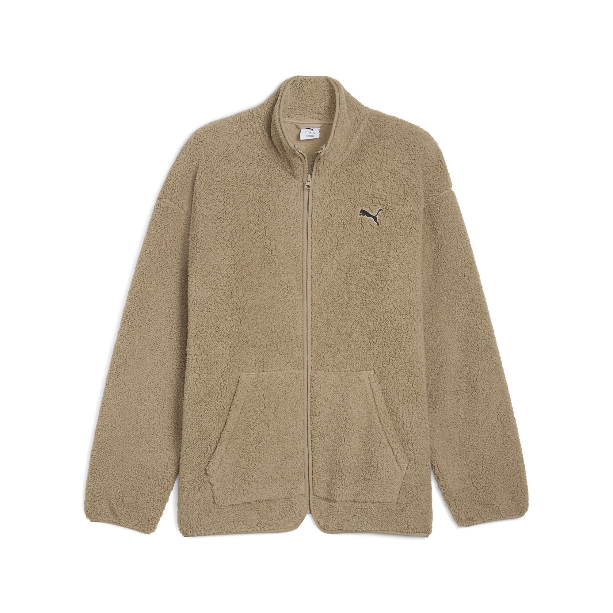 PUMA Sweatjacke Essentials Elevated Relaxed Winterized Sherpa Kapuzenjacke günstig online kaufen