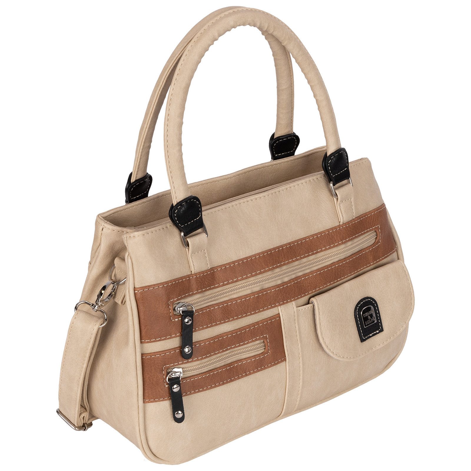 EAAKIE Umhängetasche Damen Tasche Schultertasche Umhängetasche Leder Optik Handtasche, als Schultertasche, Umhängetasche tragbar