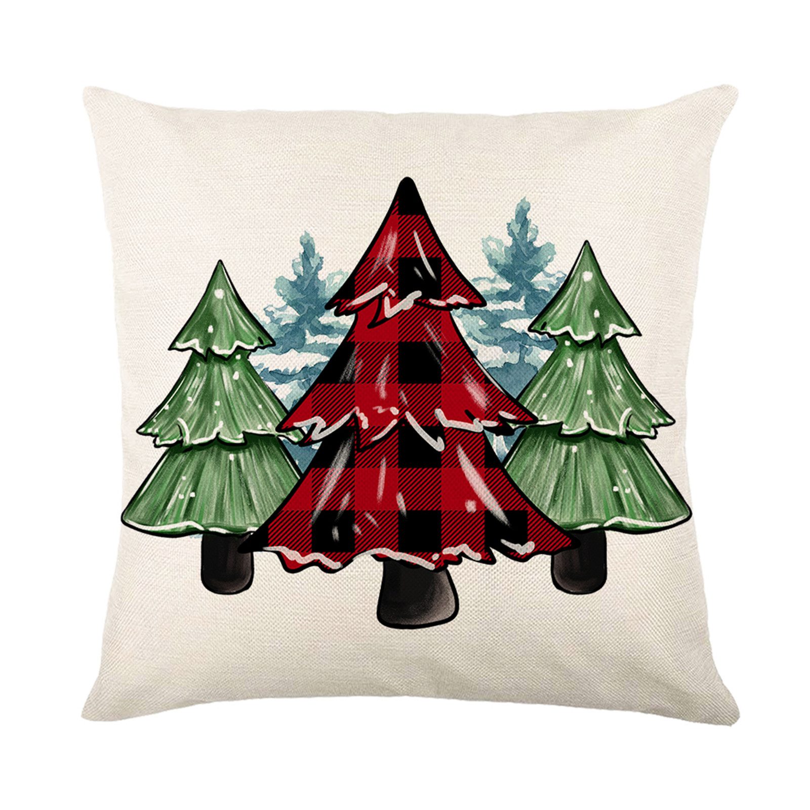 Qelus Kissenbezüge Weihnachten Kissenbezug 4er Set günstig online kaufen