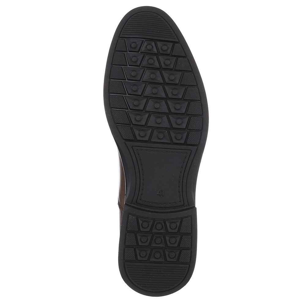 Coolwalk Herrenschuh Slip-on elegant für Büro & Freizeit Slipper (91977272) Blockabsatz Business-Schuhe in Braun