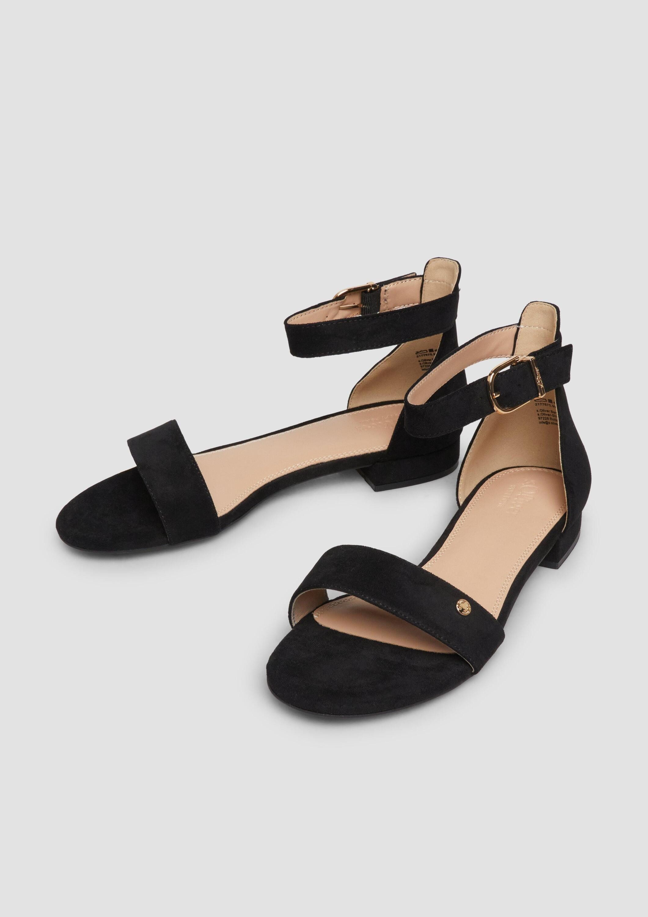 s.Oliver Sandalen Sandale Sandalen in Leder-Optik
