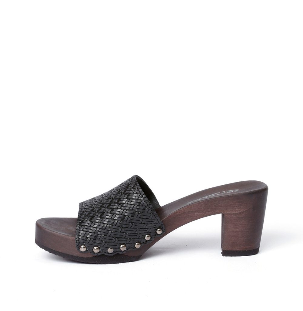 Softclox ROMY Twist schwarz (dunkel) Pantolette