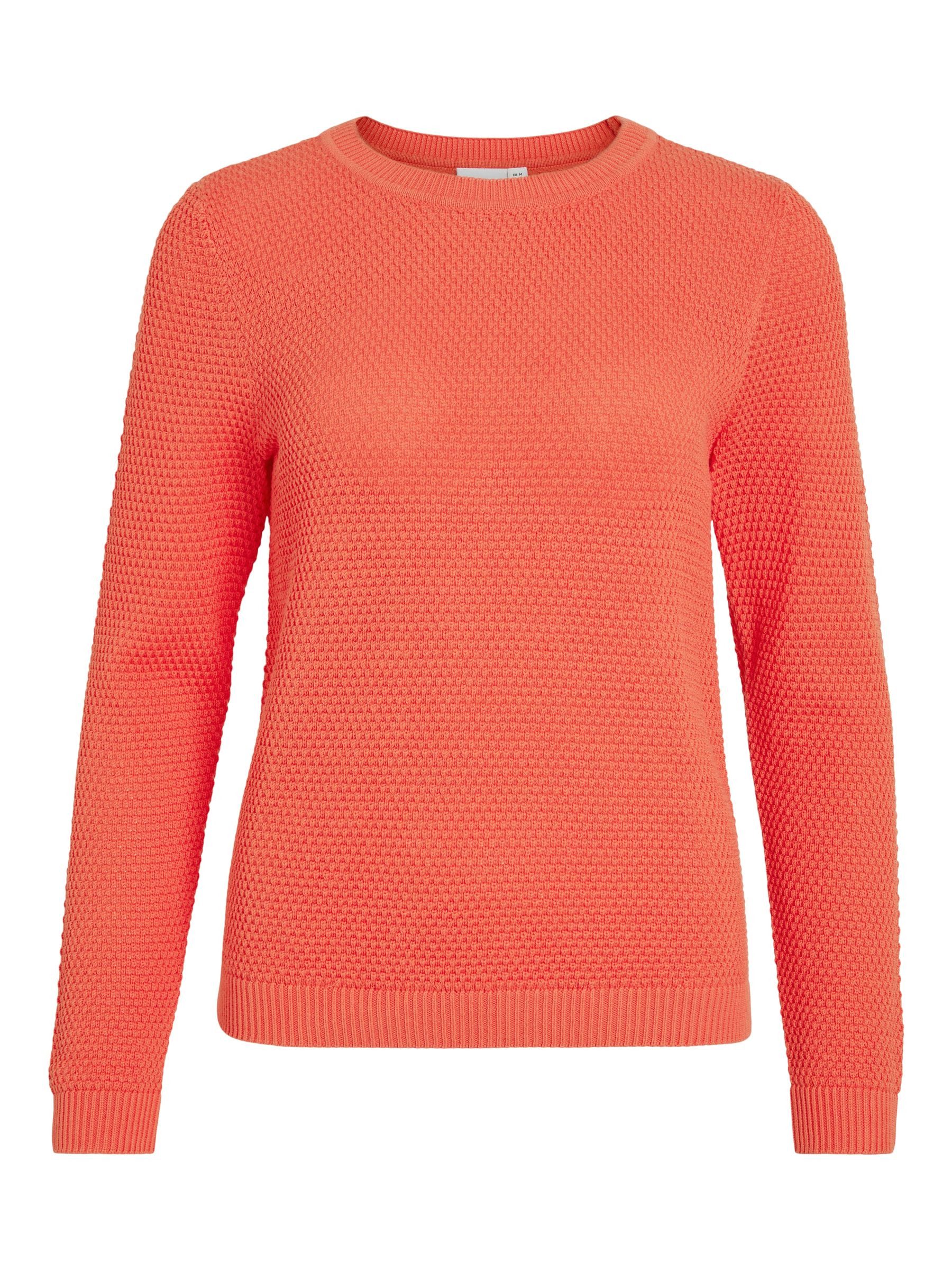 Vila Strickpullover Struktur Strickpullover Kuscheliger Design günstig online kaufen