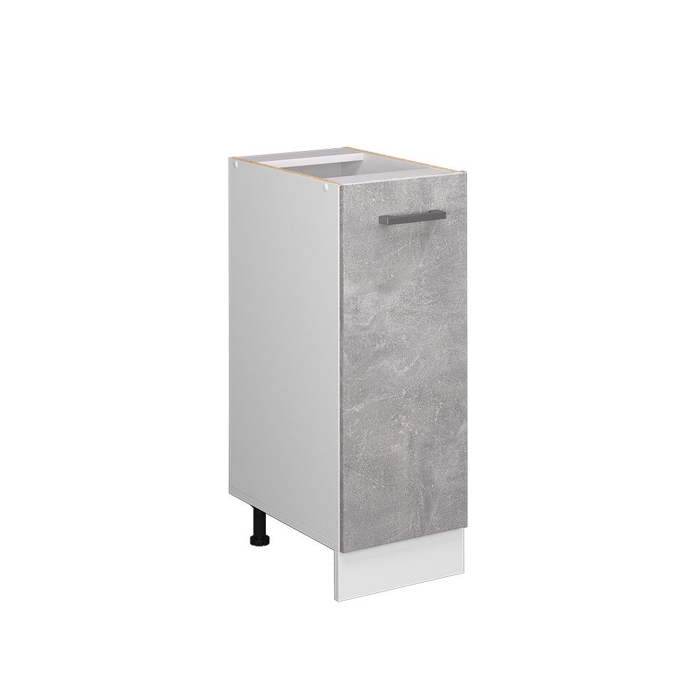 Vicco Apothekerschrank R-Line, Beton/Weiß, 30 cm ohne Arbeitsplatte (1-St)