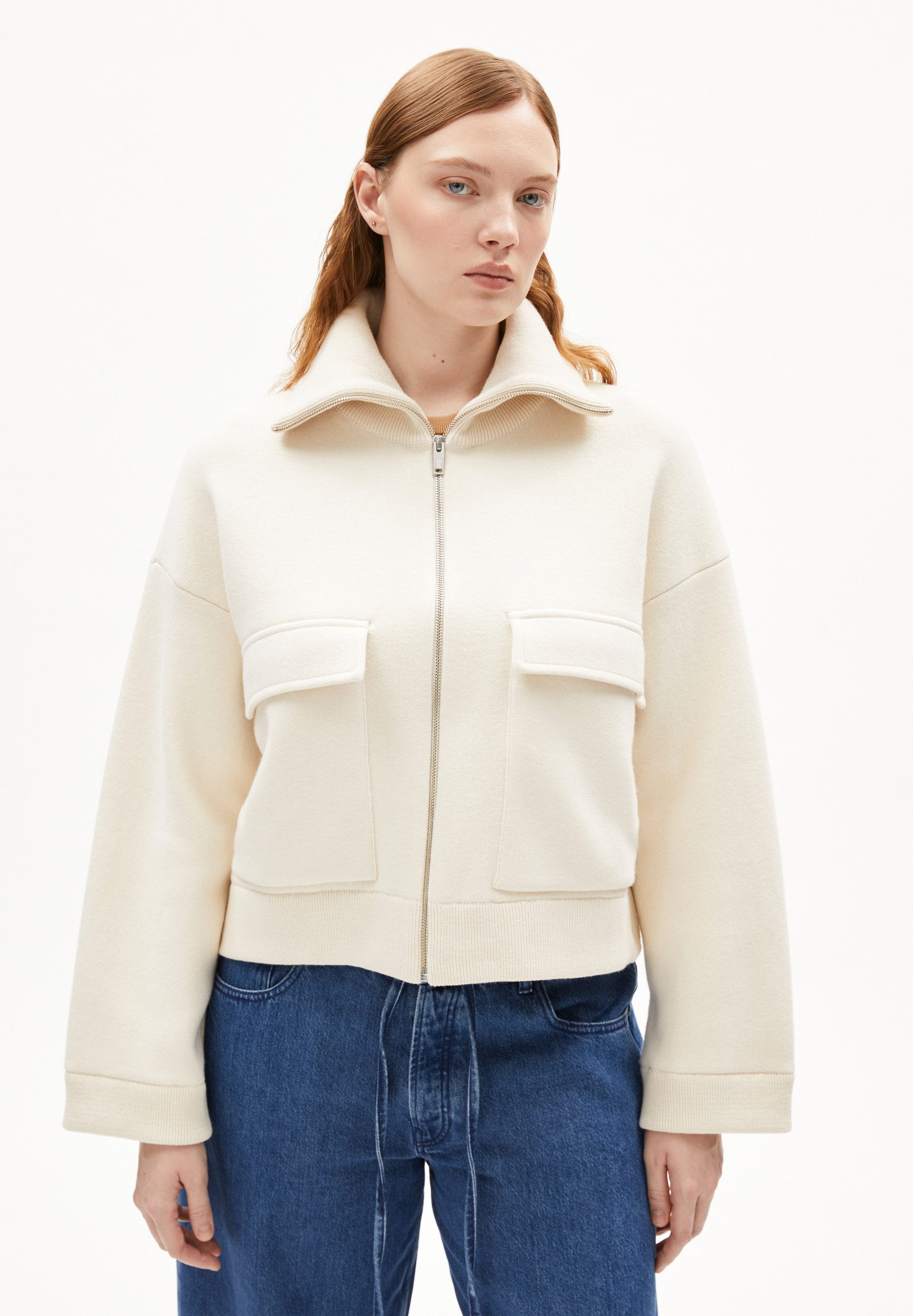Armedangels Blouson JOANIAAS Strickjacke aus Bio-Woll günstig online kaufen