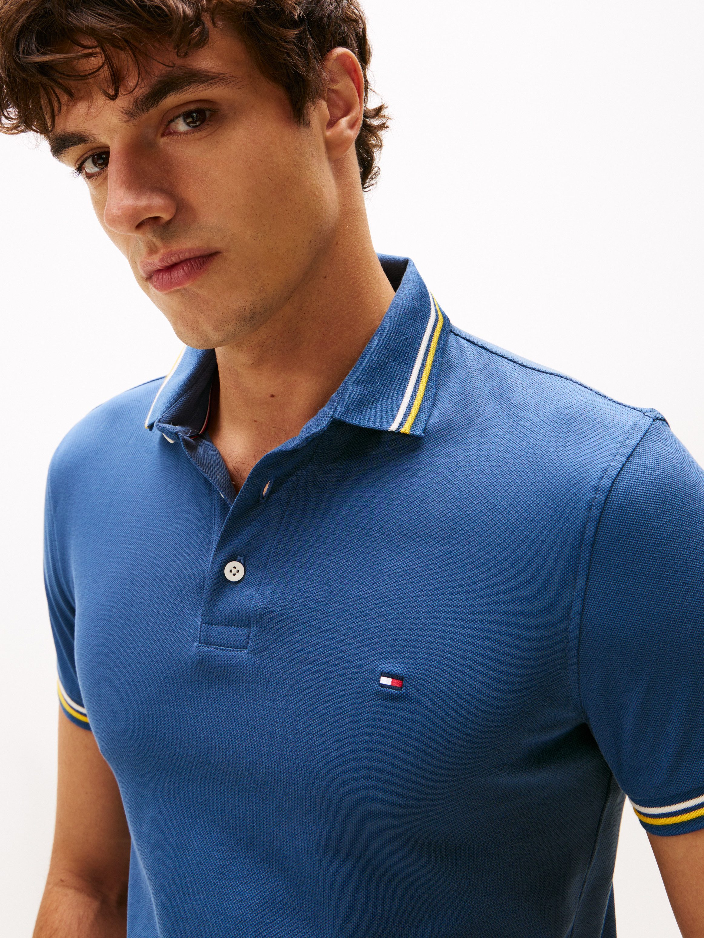 Tommy Hilfiger Poloshirt TOMMY TIPPED SLIM POLO