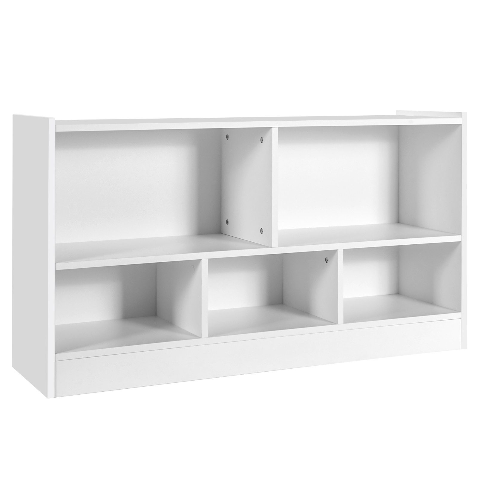 COSTWAY Bücherregal, Spielzeugschrank, 2 große Fächer günstig online kaufen
