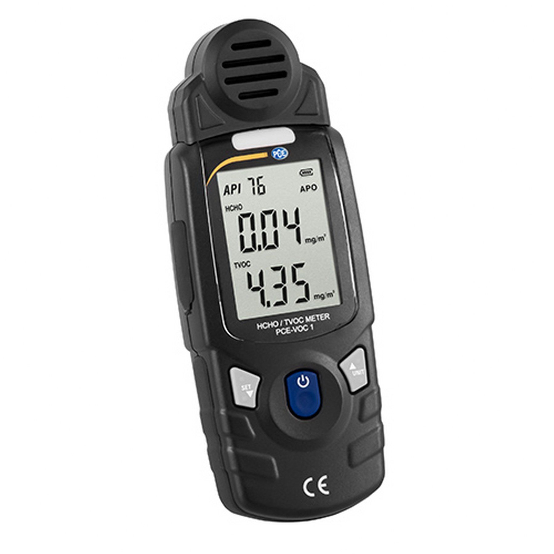 PCE Instruments PCE Luftqualitätsmessgerät PCE-VOC 1 Messung von HCHO und TVOC Gasmelder