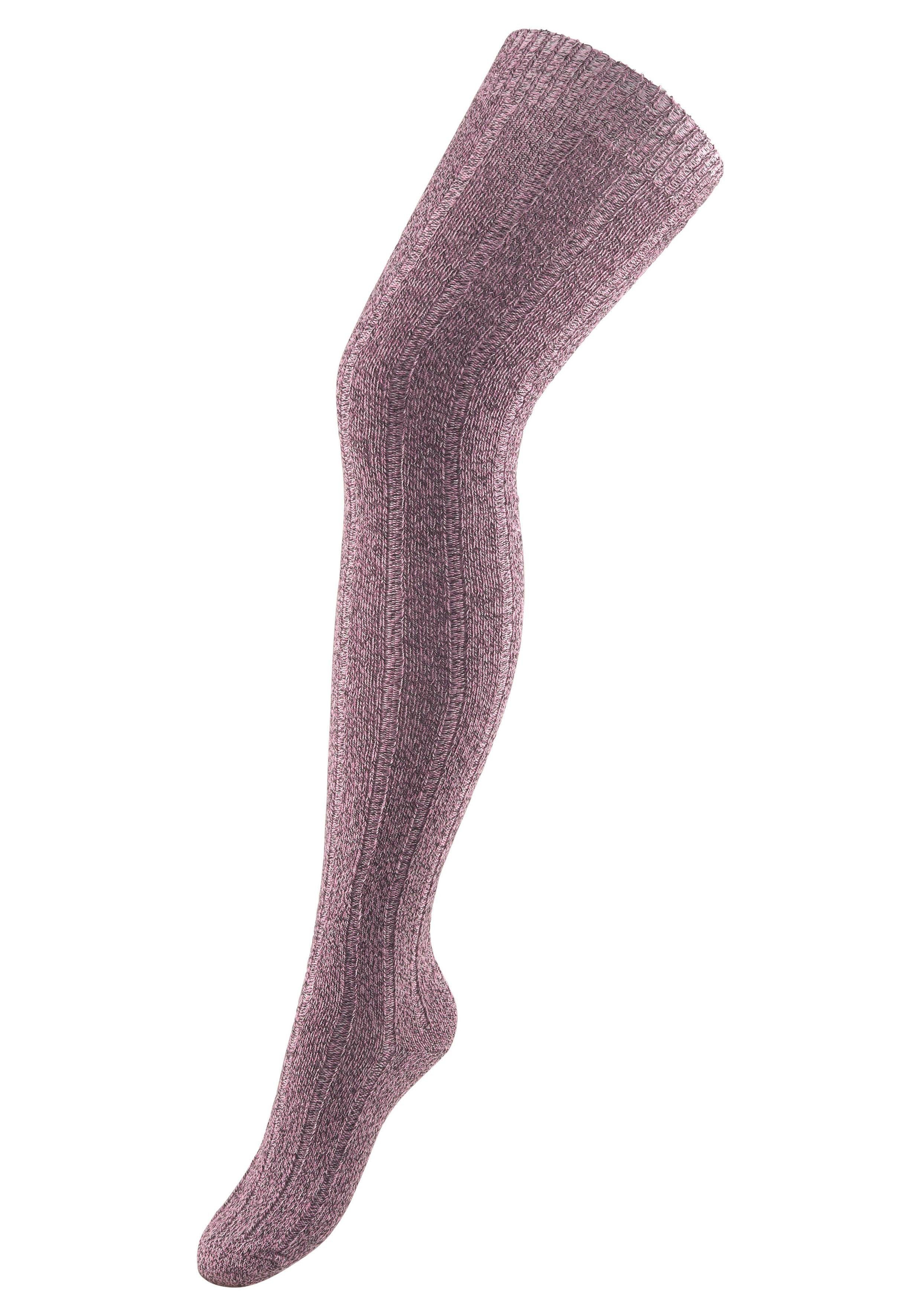 Lavana Overknees (Packung, 2-Paar) in Melangequalität