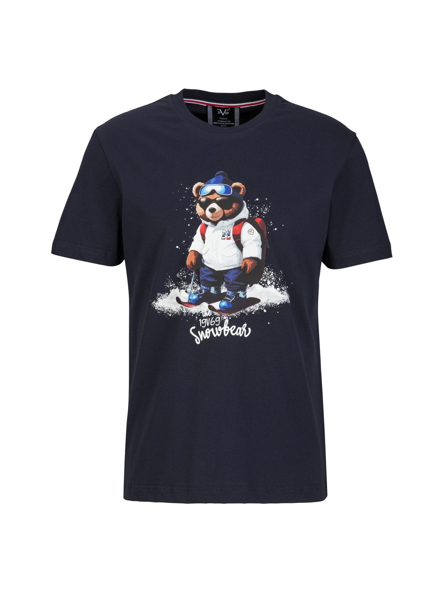 19V69 ITALIA T-Shirt Rafael Snowbear (1-tlg) günstig online kaufen