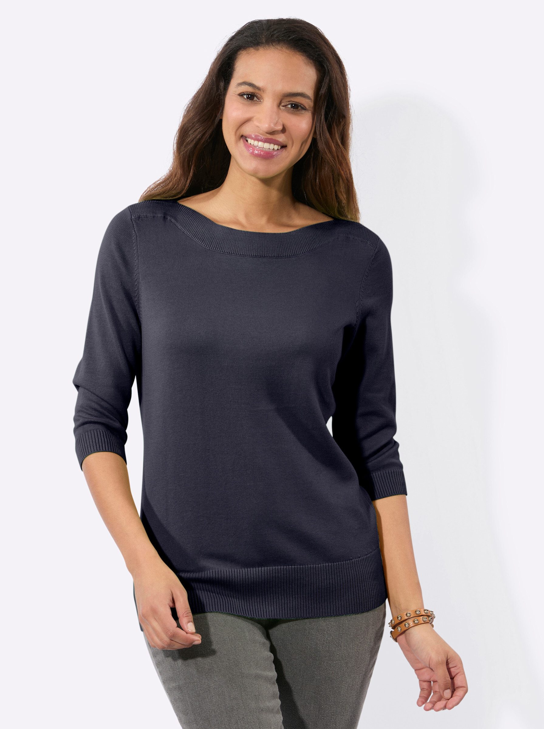 Witt Strickpullover 3/4-Arm-Pullover 3/4-Arm Jersey