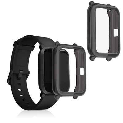 kwmobile Smartwatch-Hülle 2x Schutzhülle für Huami Amazfit Bip / Bip Lite, Fitness Tracker Gehäuse Hülle klar