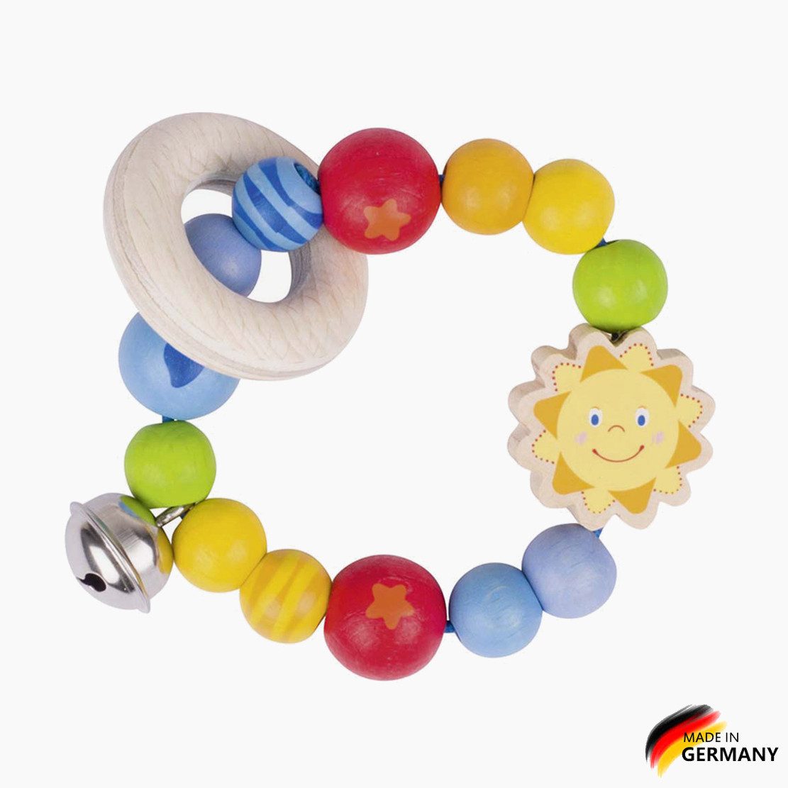 HEIMESS Greifling Regenbogen Sonne mit Glöckchen (packung, 1-tlg., set), begeistert Babys und weckt ihre Neugier