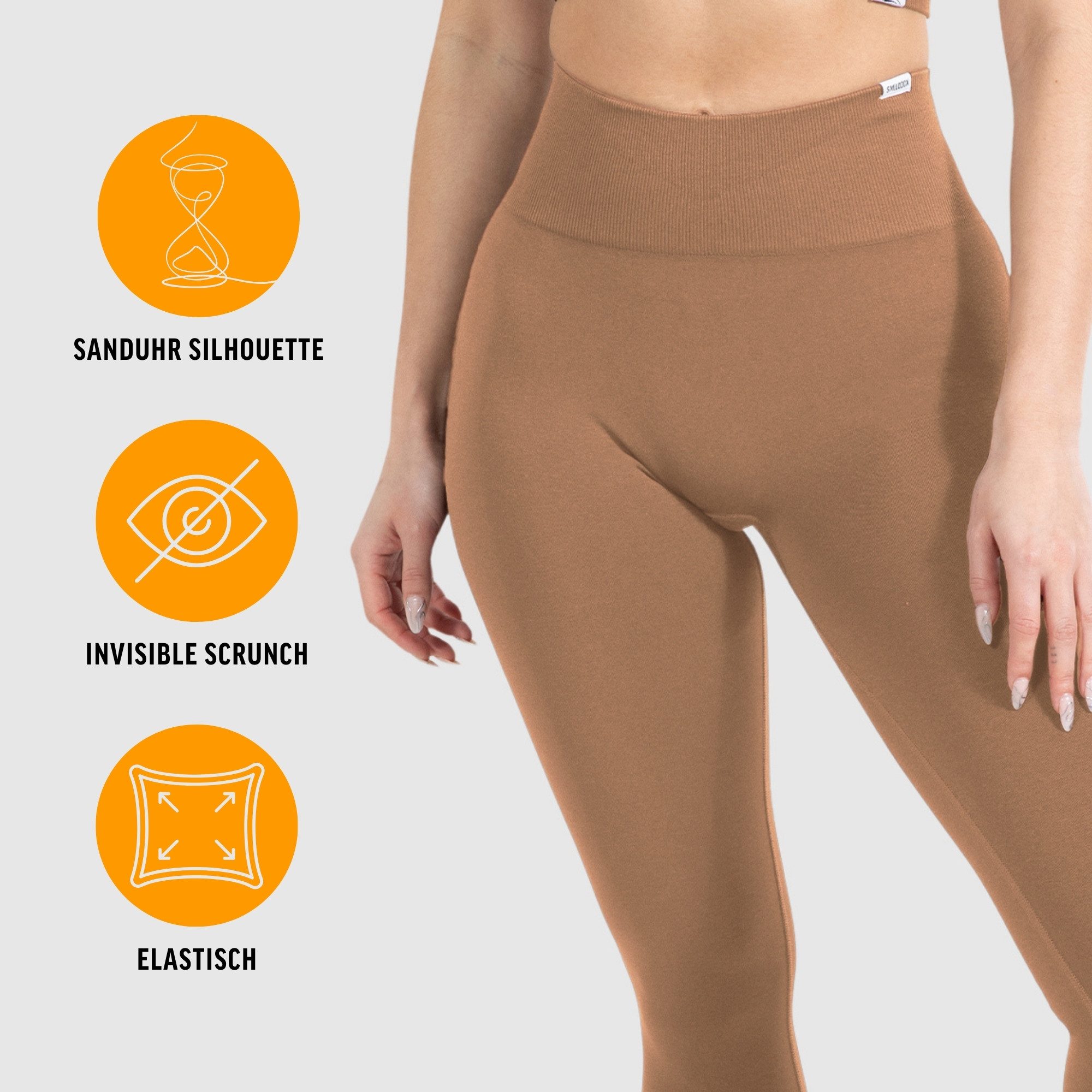Smilodox Leggings Amaze Pro mit Scrunch-Effekt, High Waist V-Shape Sport & günstig online kaufen
