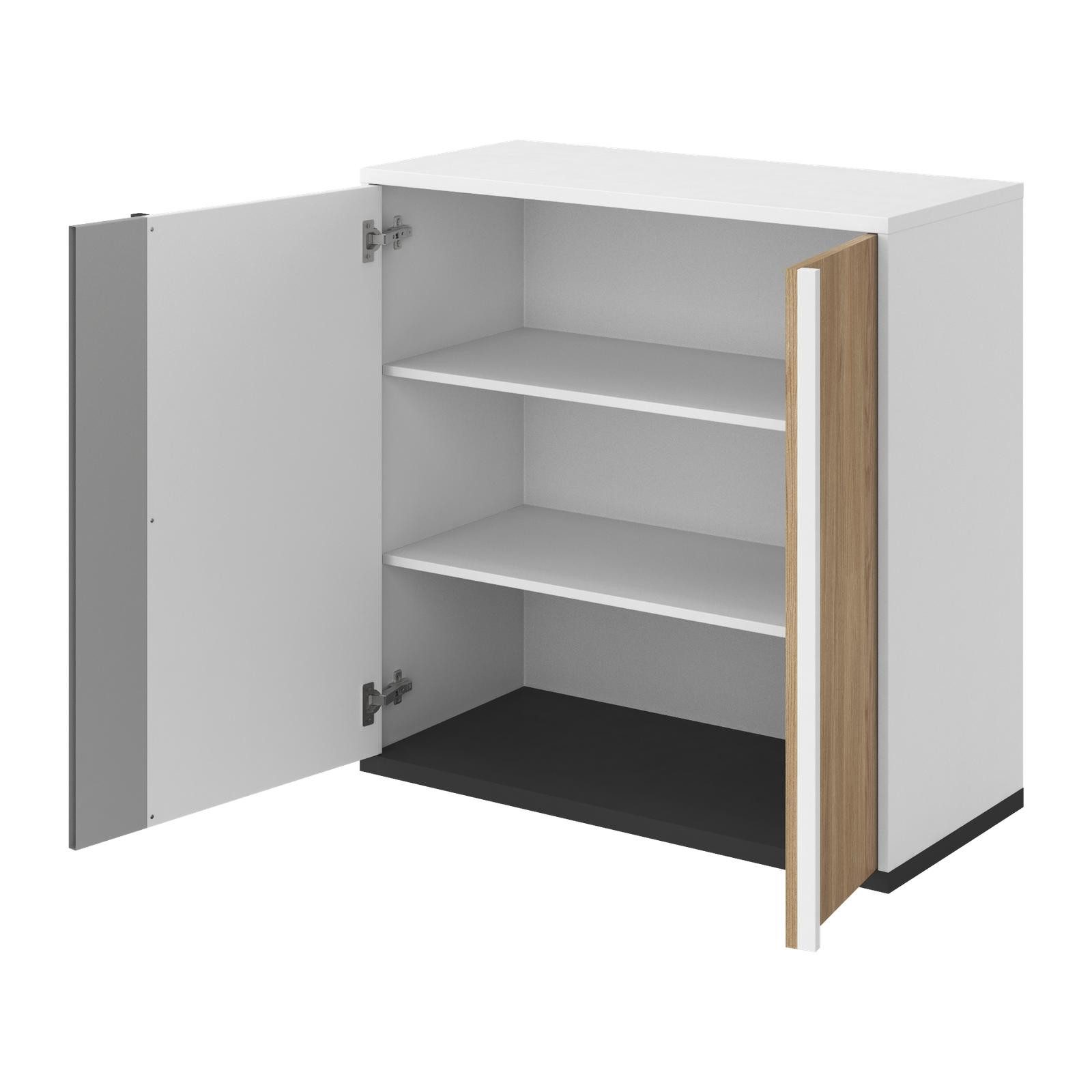 HAUSELEMENT Kommode IMOLA IM-08, Sideboard 2 Türen Mehrzweckschrank