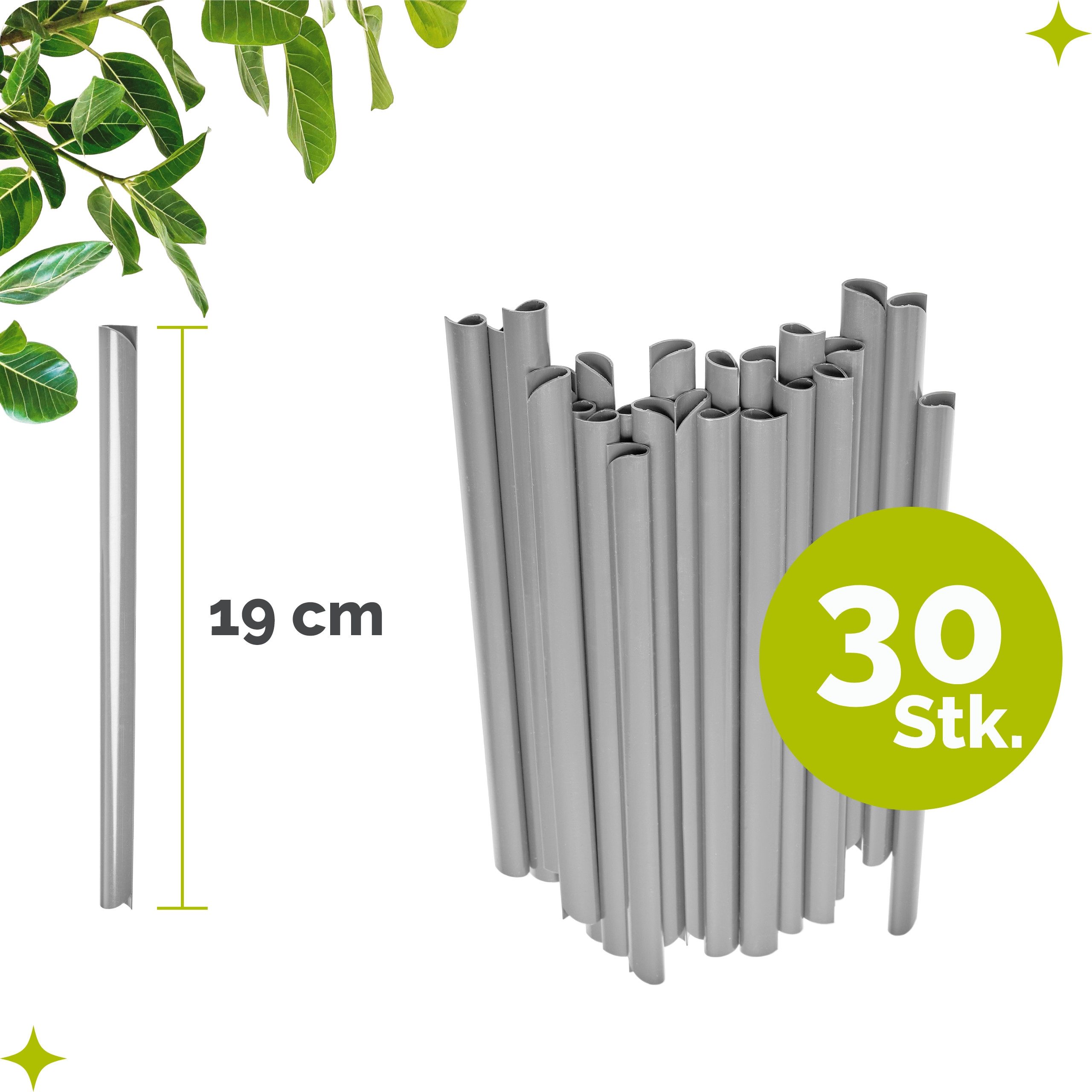 Garronda Sichtschutzstreifen Clips-Set für Sichtschutzstreifen 19 cm GD-0174, (30-St) – Bild 2 von 5