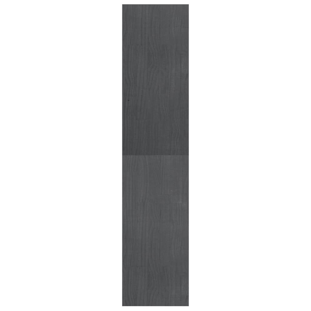 Kiefer Bücherregal cm Massivholz 40x30x135,5 Grau furnicato Raumteiler