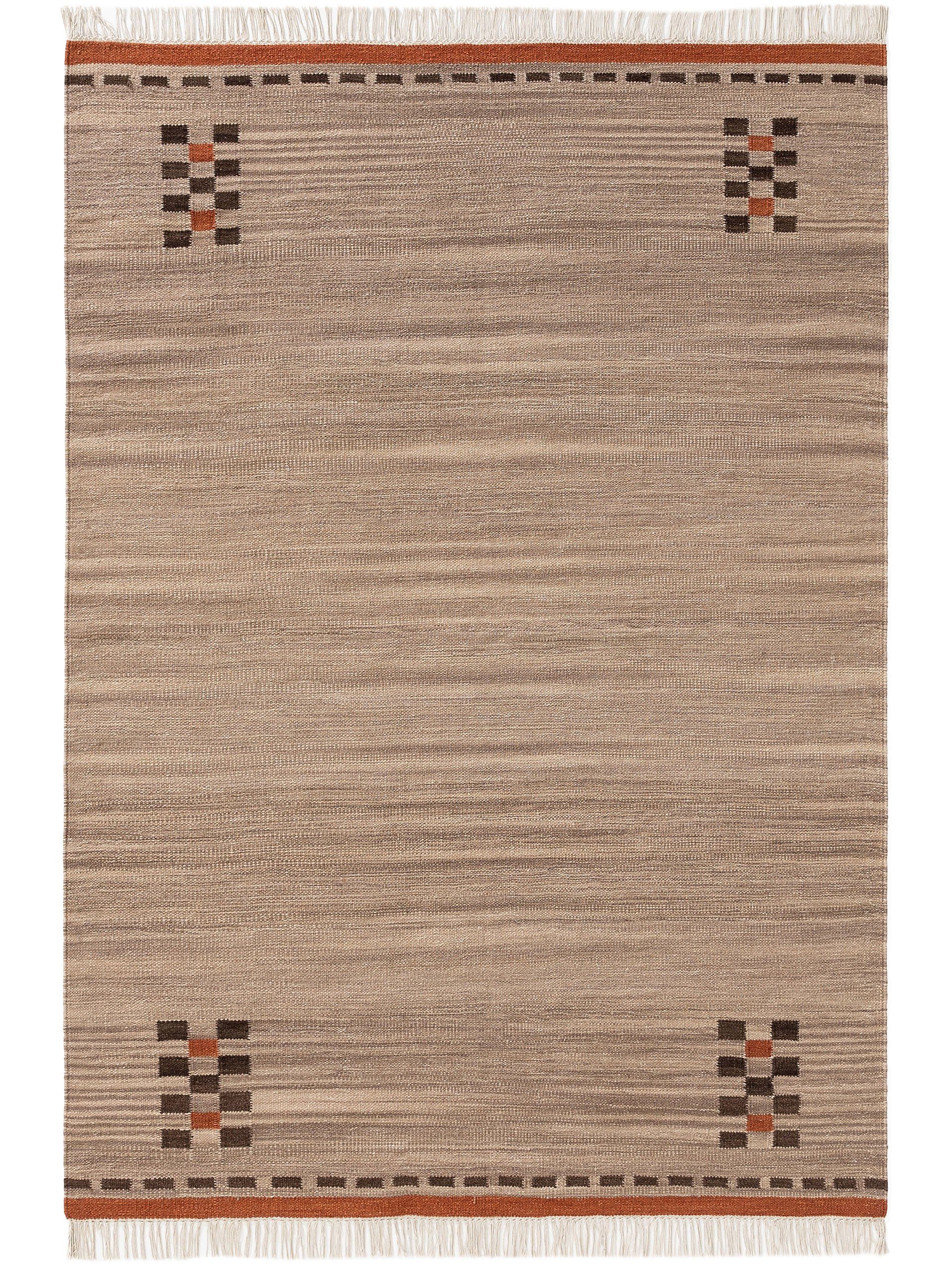 Wollteppich Jivan, benuta, rechteckig, Höhe: 5 mm, Kunstfaser, Berber, Ethno-Style, Wohnzimmer