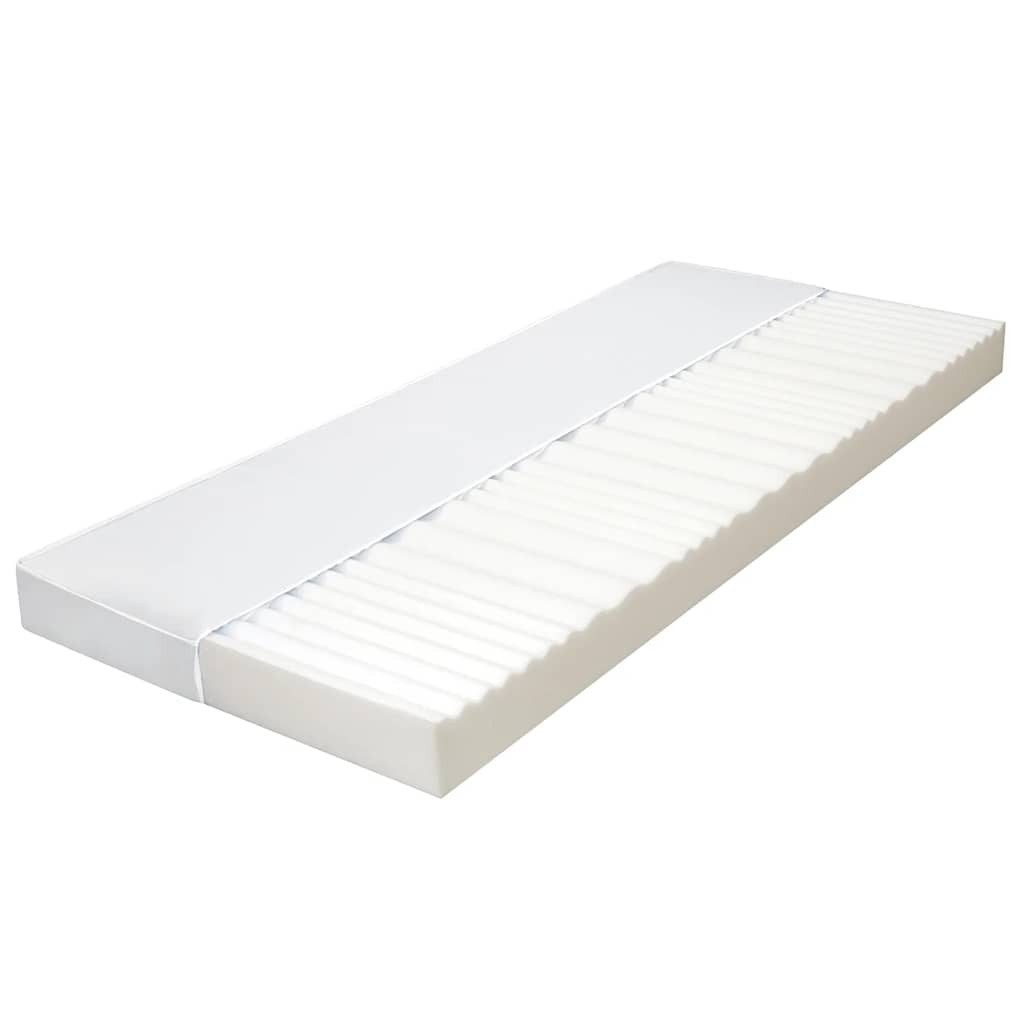 Boxspringmatratze Matratze 100 x 200 cm 7 Zonen PU Schaum 10 cm H2 H3, vidaXL, 10 cm hoch