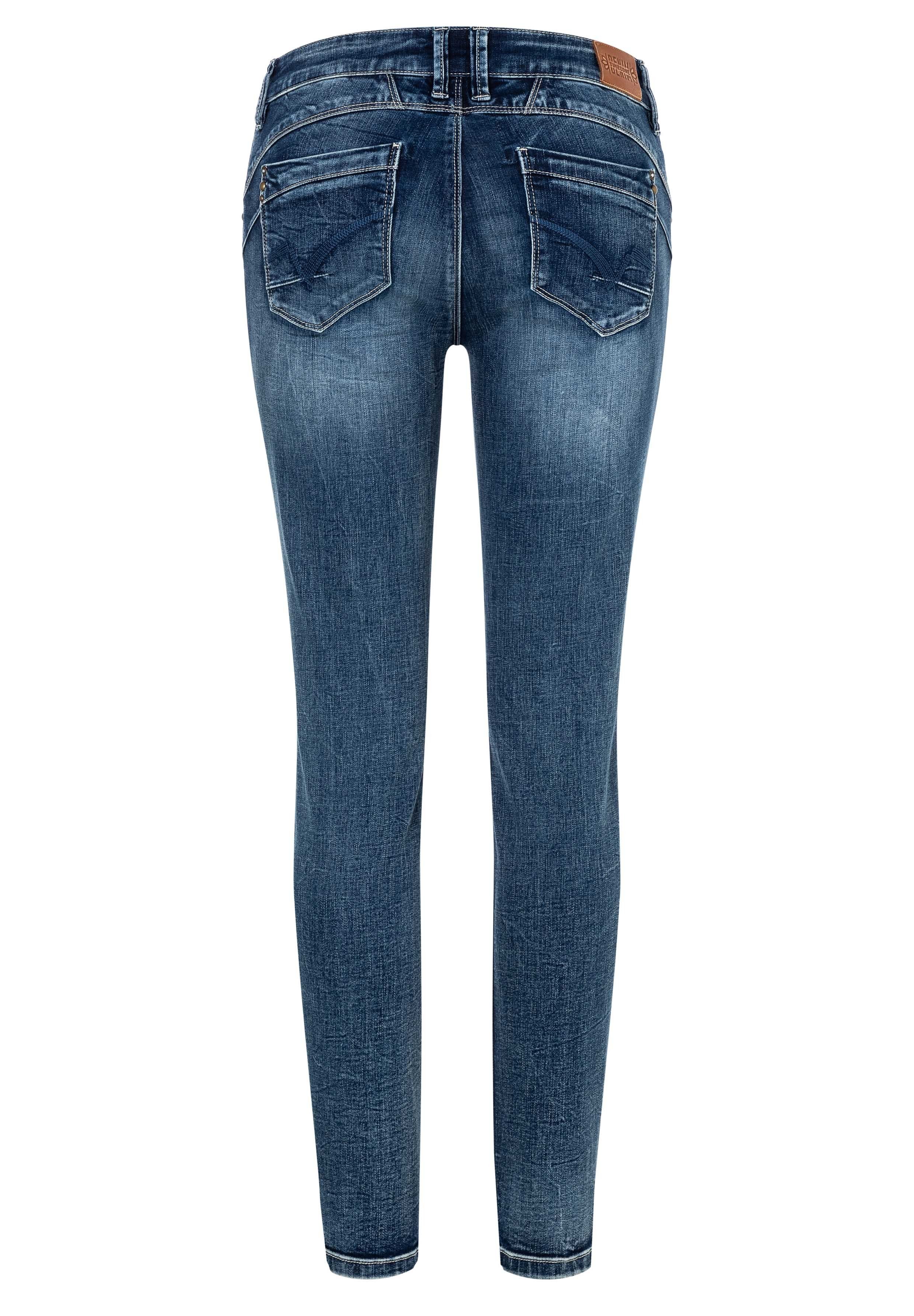 Damen Jeans TIMEZONE Skinny-fit-Jeans Tight Sanya