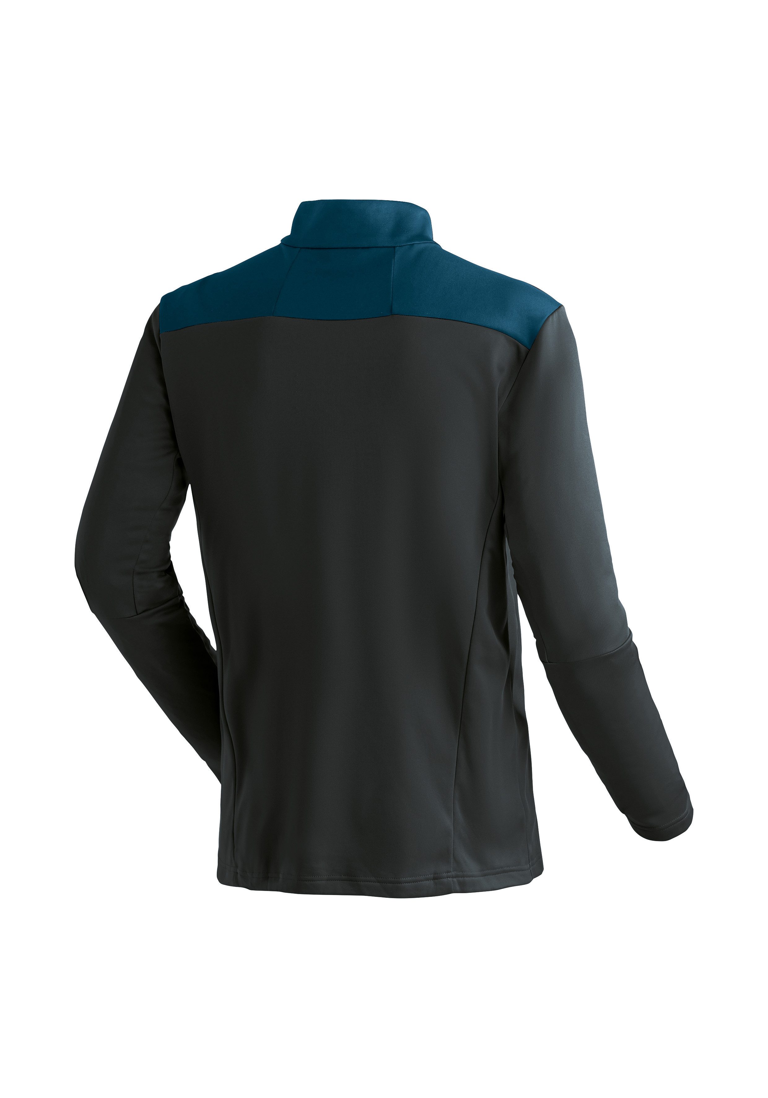 Maier Sports Rollkragenpullover Felian Herren Midlayer, pflegeleichtes Half-Zip Fleece, Regular Fit