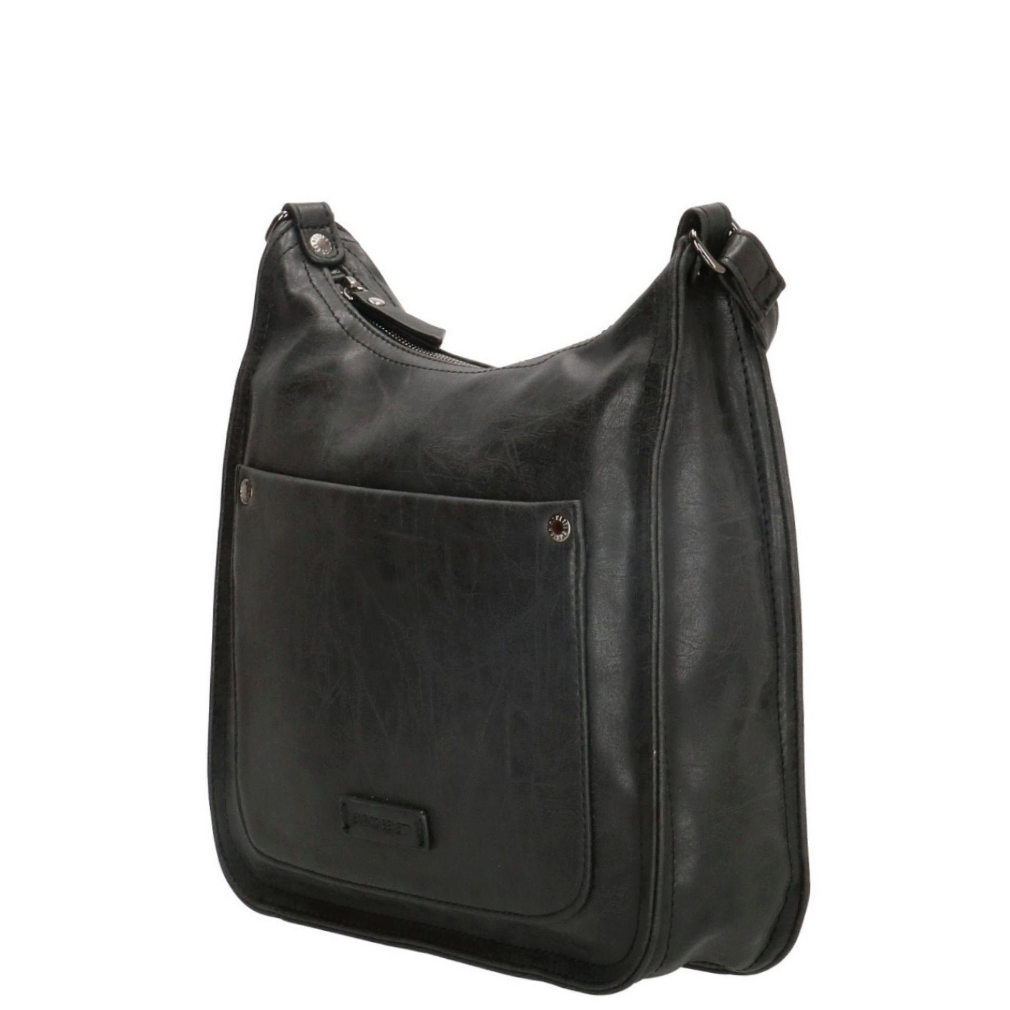 Christian Wippermann Umhängetasche Damen Tasche Schultertasche Umhängetasche Crossover Bag (1 tlg), Leder Optik Handtasche – Bild 4 von 5