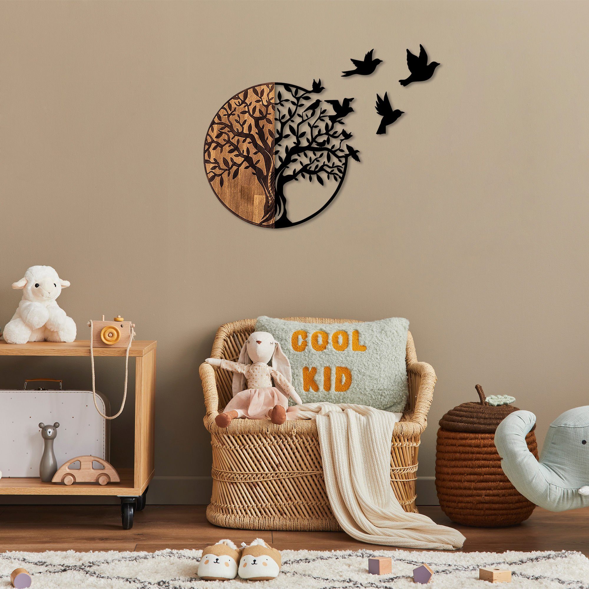 Wallity Wanddekoobjekt 50% WOODEN (Thickness: 3 günstig online kaufen