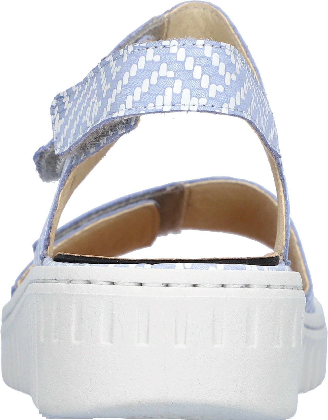 Waldläufer H-Willow Keilsandalette Sommerschuh, Sandale, Klettschuh mit Kork-Fußbett, Weite H