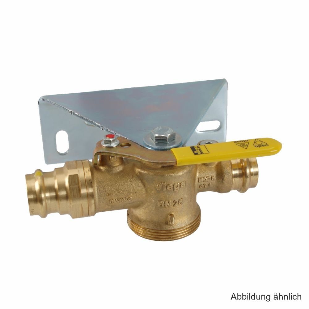 Viega Wasserrohr Viega Profipress-G Montageset f. Gaszählerkugelhahn m. therm. Absperru