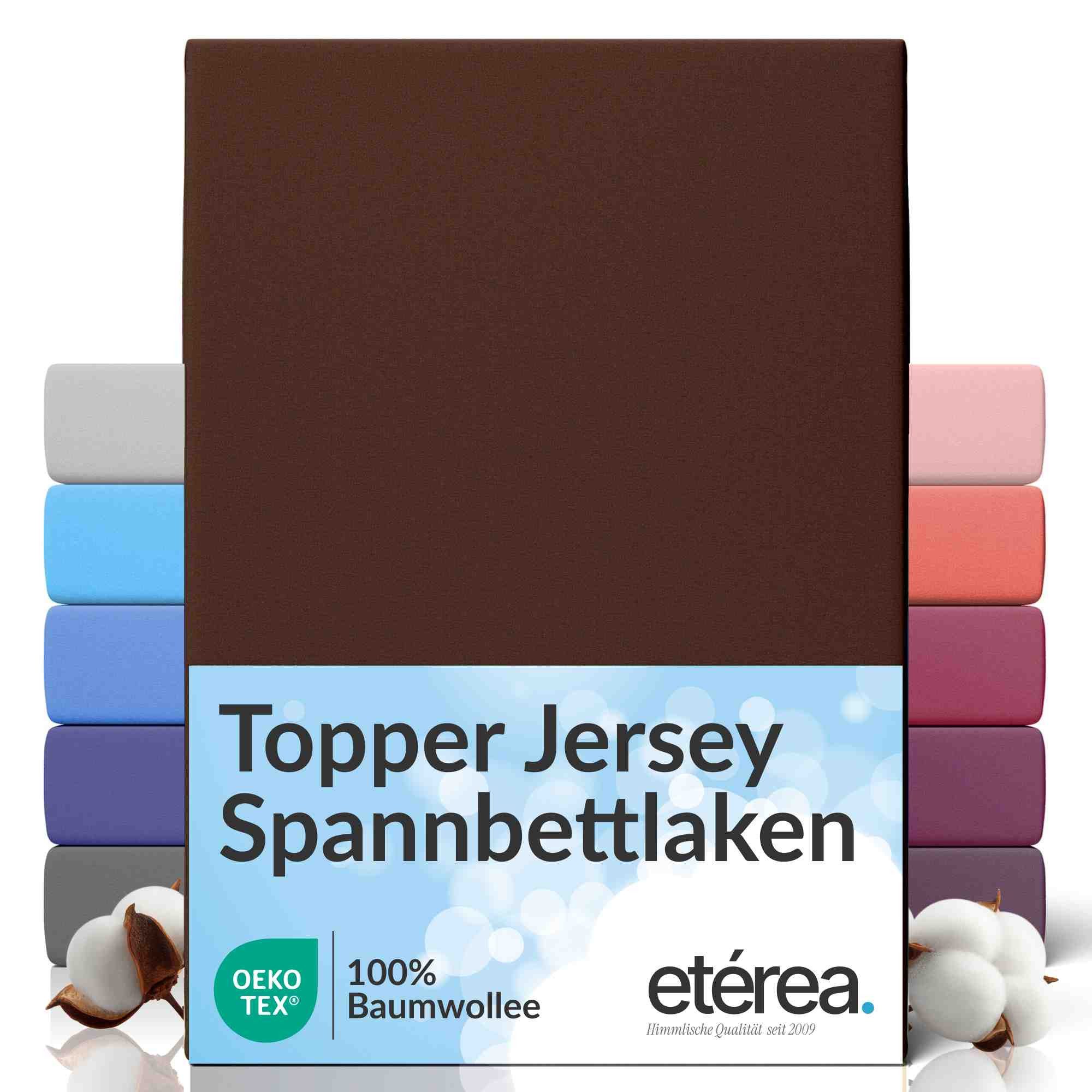 etérea Himmlische Qualität Spannbettlaken etérea Comfort Jersey Topper Spannbettlaken, Jersey, Gummizug: rundum, (1 Stück)