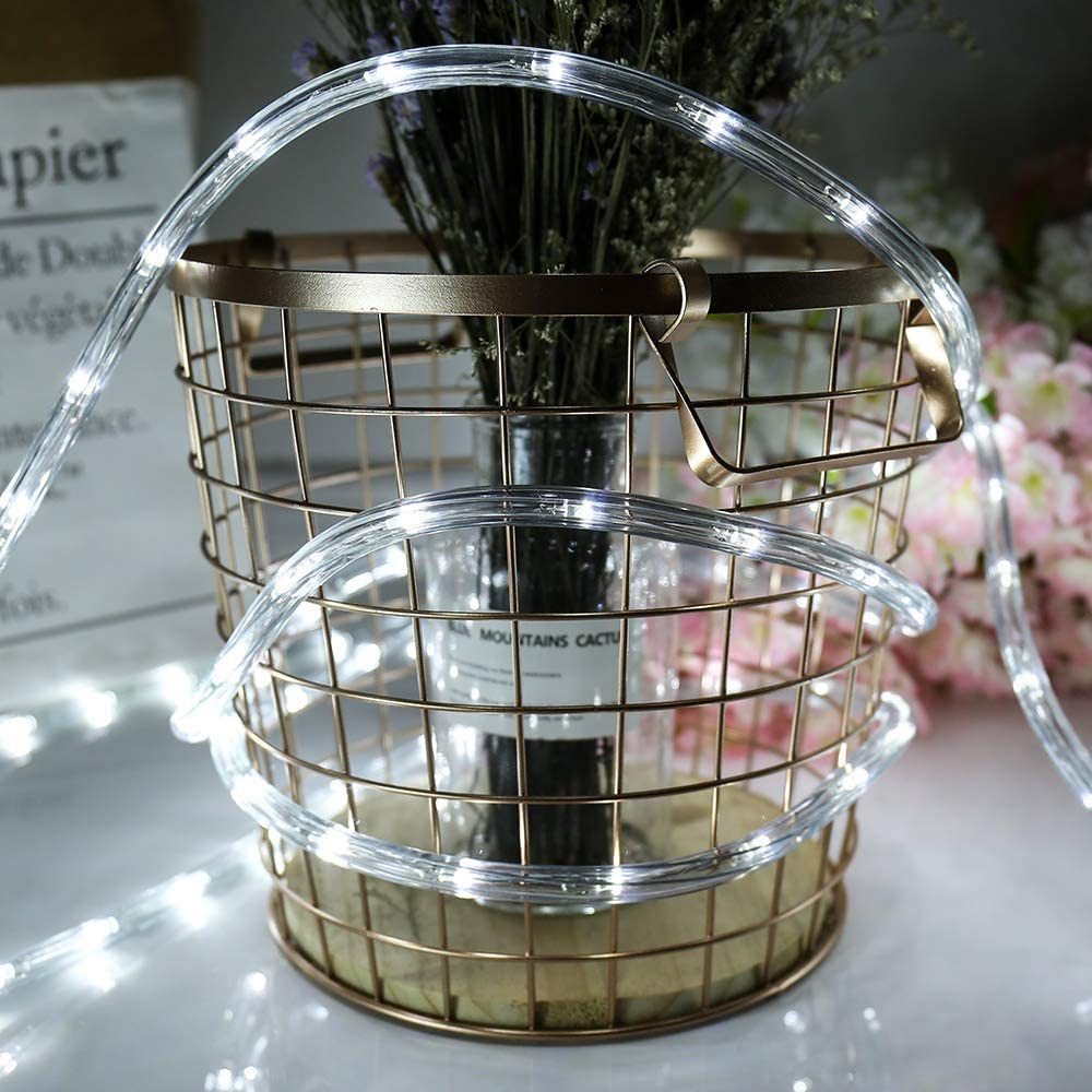 Clanmacy Lichterschlauch 10-50M lichtschlauch LEDs Beleuchtung Kaltweiß Par günstig online kaufen