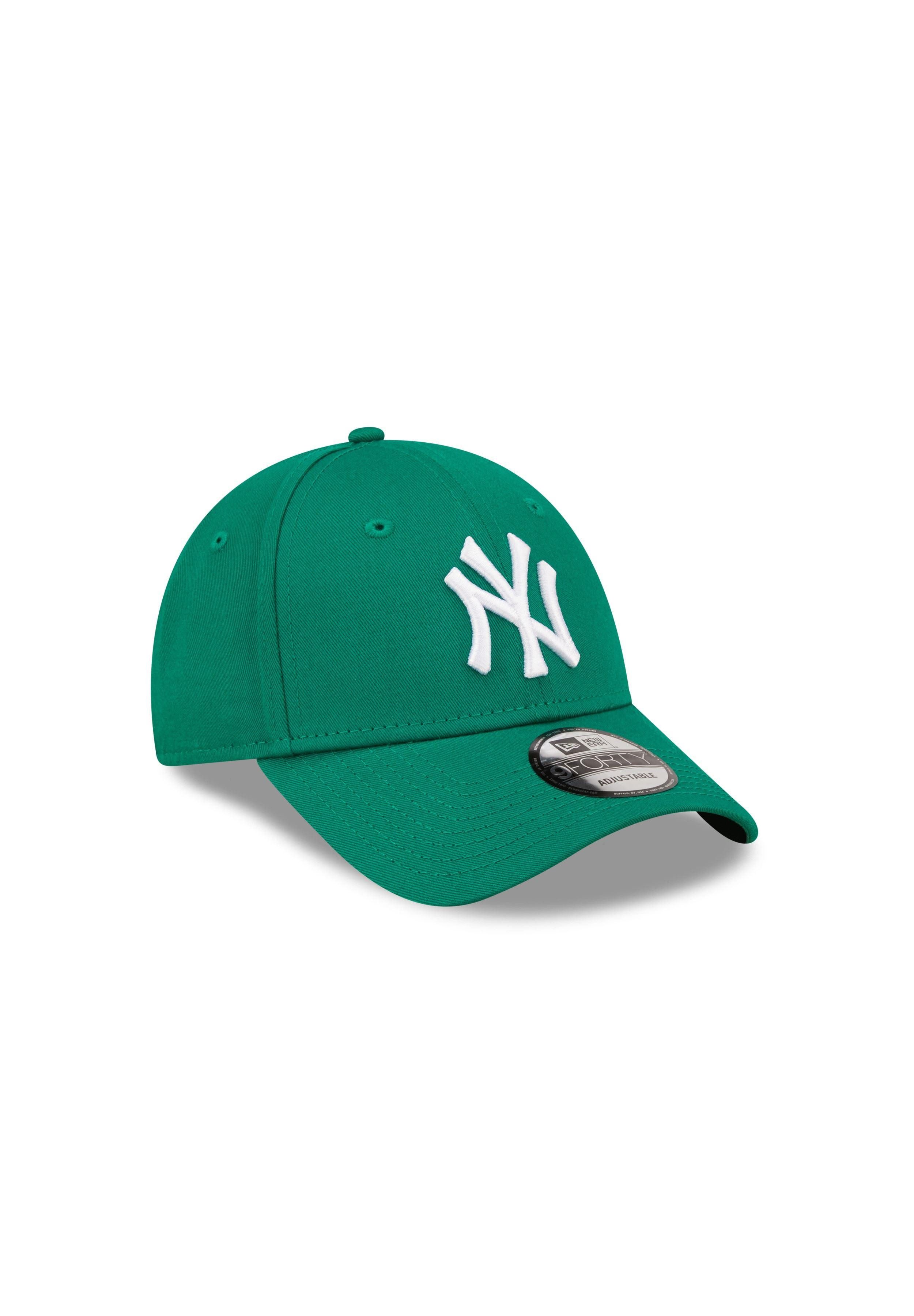 New Era Baseball Cap New York Yankees MLB League Essential Green 9Forty Adjustable Women Ca (1-St)