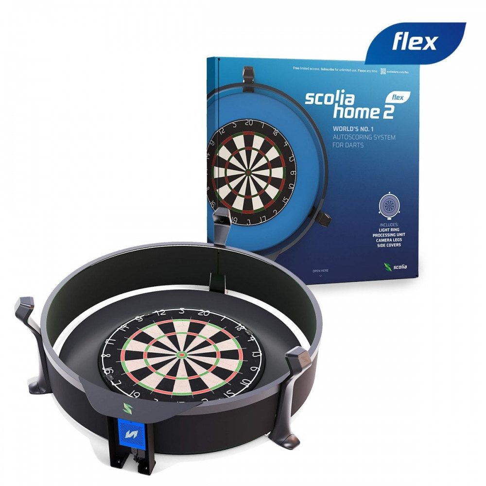 Scolia Dartscheiben-Beleuchtung 8357.03 Home 2 FLEX Beleuchtung Dartscoring System 2.3 LED