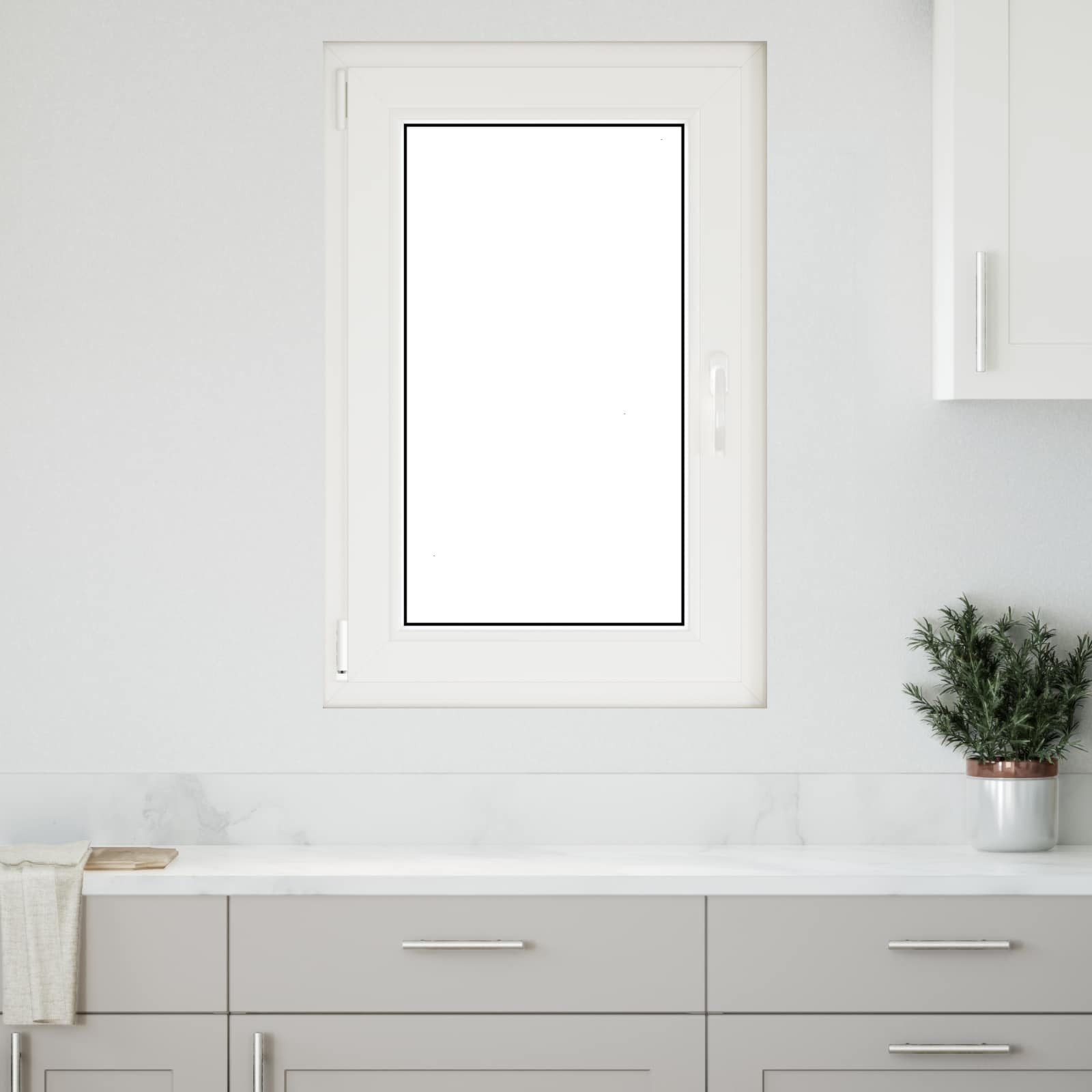 vidaXL Fenster Kipp- und Drehfenster für den Keller RISOR 60 x 90 cm, (1 St)