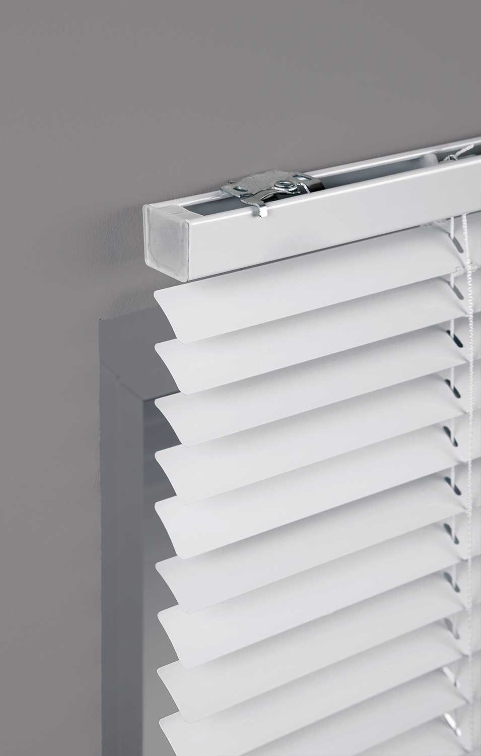 mydeco Jalousie LOUSIE, Aluminium, Weiß, B 120 x H 175 cm, ohne Bohren