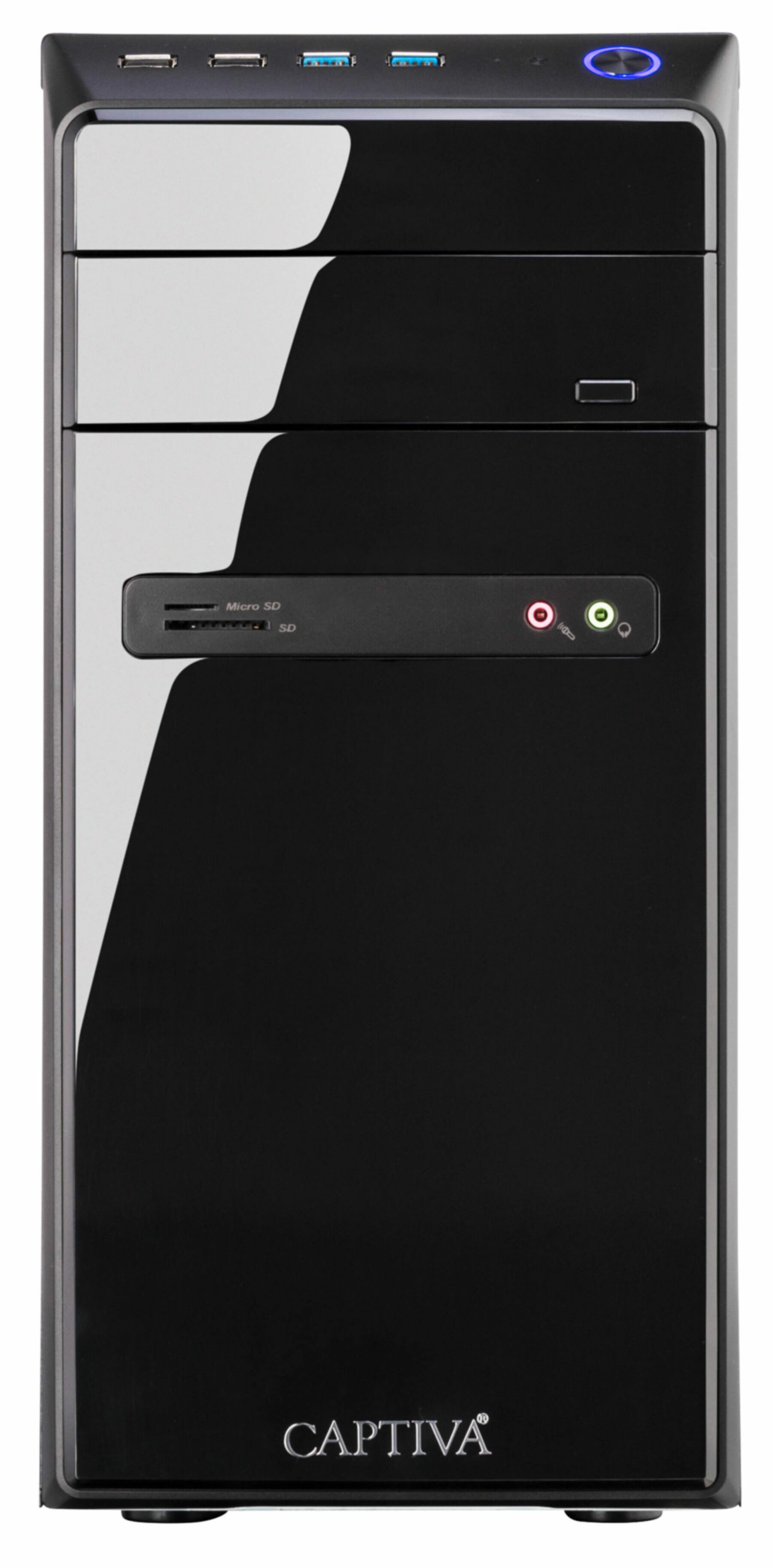 CAPTIVA Business/Office R10-2687 PC (AMD Ryzen 5 5655G, AMD Radeon Graphics, 16 GB RAM, 500 GB SSD, Luftkühlung, WLAN, Windows 11 Home)