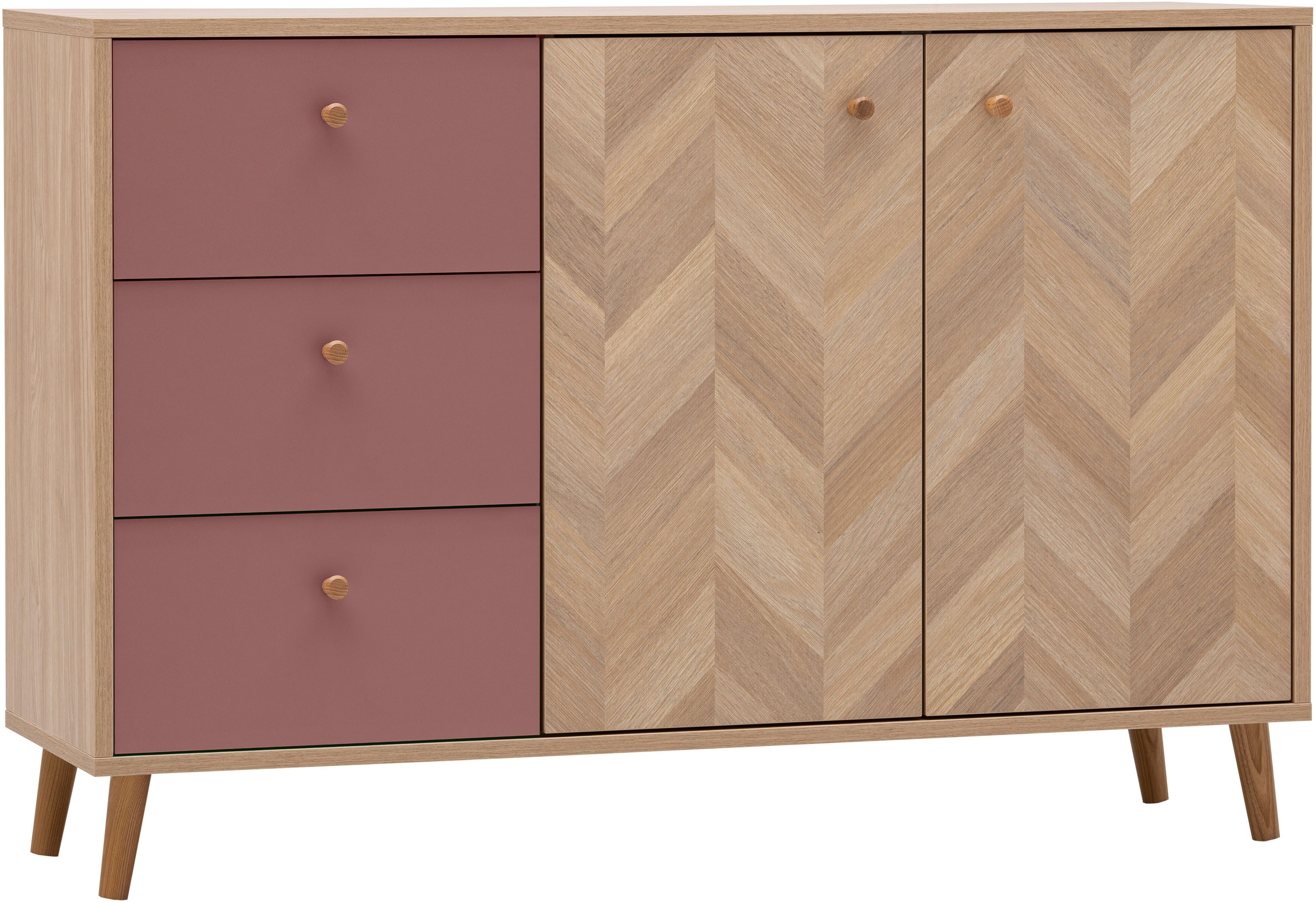 Schildmeyer Kommode Visby, Sideboard, Made in Germany, B: 109 cm (1 St), Solide Verarbeitung - Dieses Produkt ist in Deutschland gefertigt