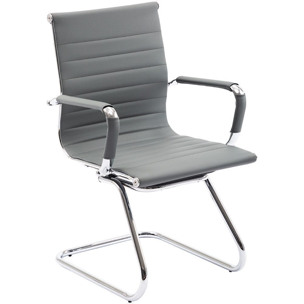 WAHSON OFFICE CHAIRS Bürostuhl 2 PU-Leder-Freischwinger Besucherstühle mit günstig online kaufen
