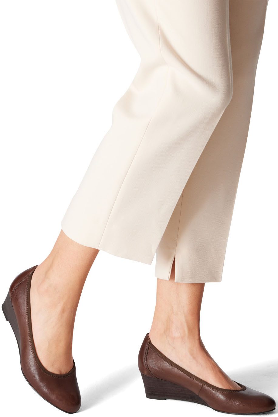 Tamaris Pumps, Keilabsatz, Halbschuh, Schlupfschuh mit komfortablem Elastik günstig online kaufen