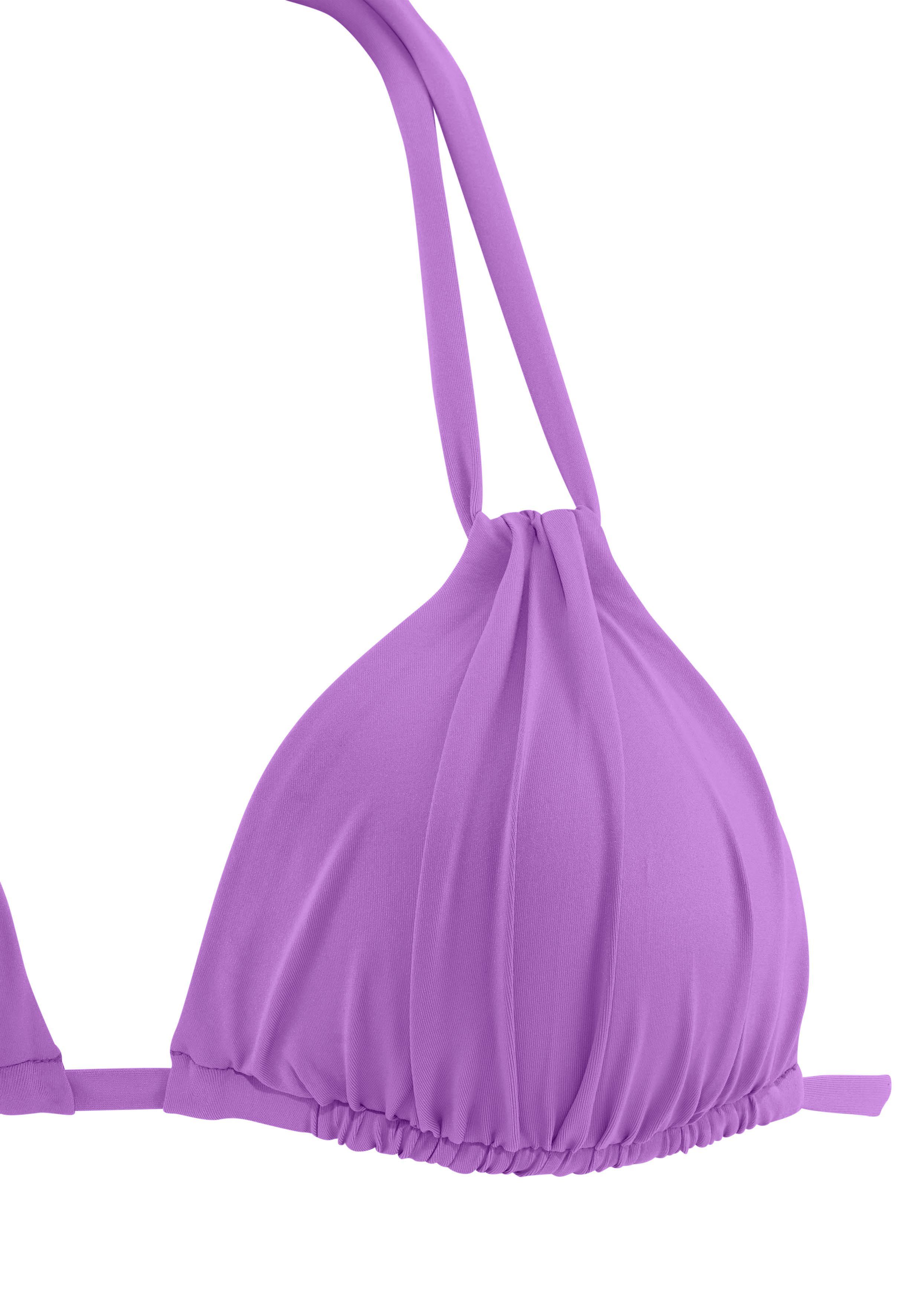 s.Oliver Triangel-Bikini-Top Spain, mit Raffung und Doppelträger