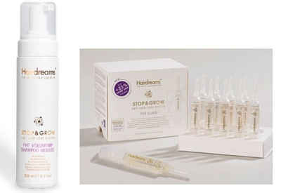 Hairdreams Haarpflege-Set Stop & Grow, Set, 2-tlg., pht Volumeup Shampoo Mousse + pht Elixir, Haarausfall, Haarwachstum