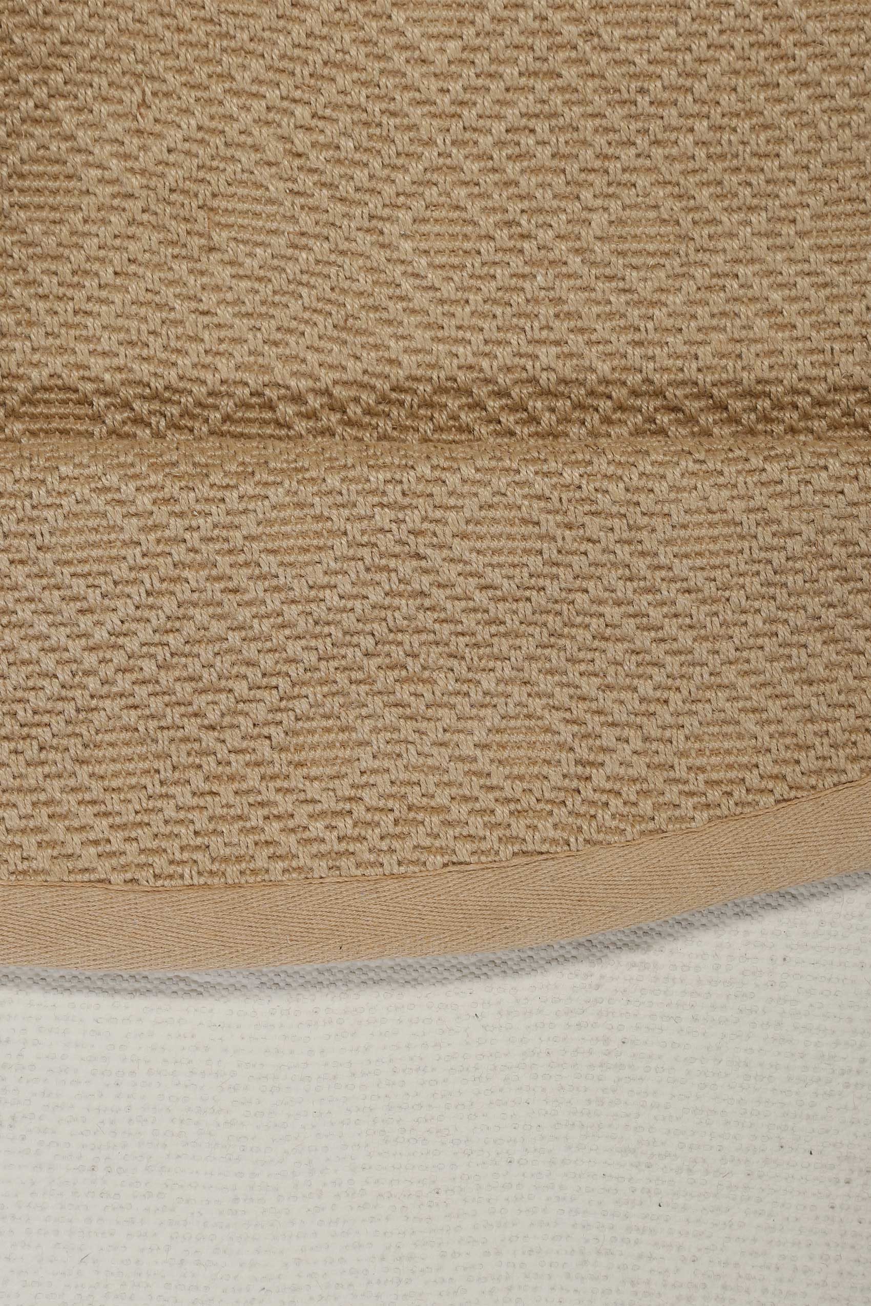 Wecon home Teppich Hugo two, rund, Höhe: 8 mm, Naturfaser, Jute, Sisal-Optik, modern, pflegeleicht, Wohnzimmer, Raute