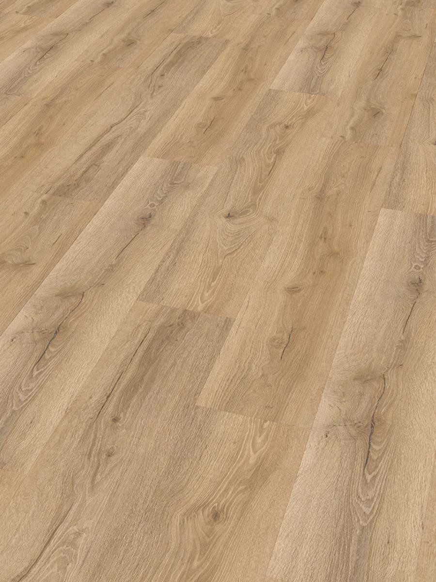 Check Vinylboden ;Klick-Vinyl >>2507 Agullana Eiche; 2506 Silves Eiche<<, Breitdiele 1220 x 225 x 5 mm (1-Stab Landhausdiele) inkl. Kork Trittschall, In 1 Packung: 8 Paneele = 2,196 m², 1 Packung: 8 Paneele = 2,196 m², CHECK comfort