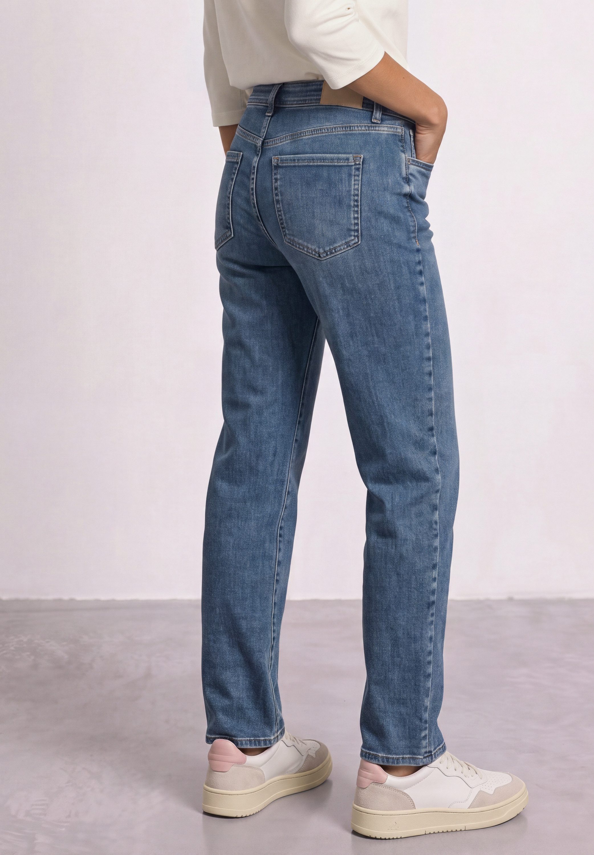 STREET ONE Comfort-fit-Jeans Middle Waist