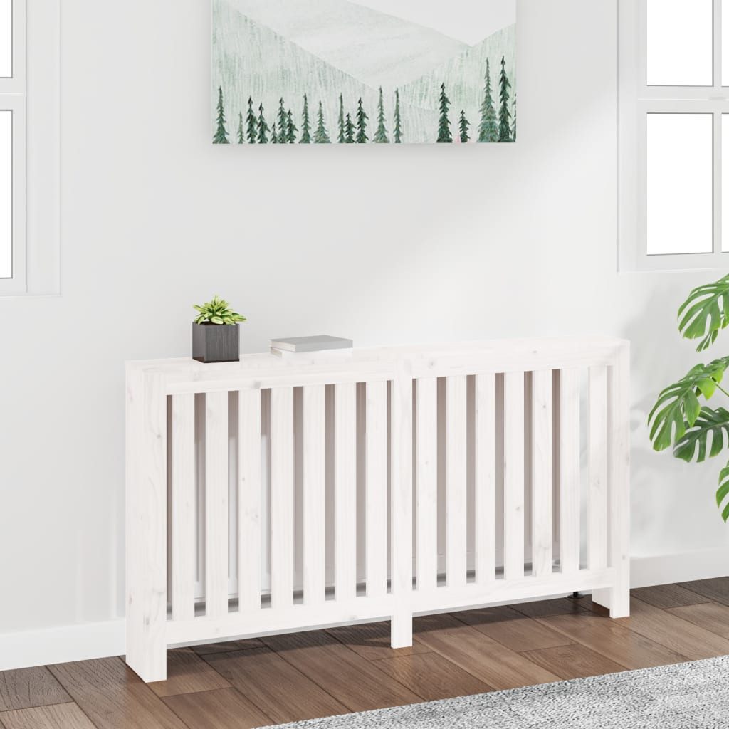 vidaXL Heizungsverkleidung 153 x 19 x 84 cm Heizungsverkleidung Heizungsabdeckung Heizkörperverkl
