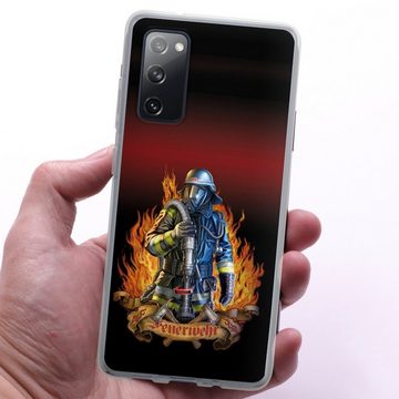 DeinDesign Handyhülle Feuerwehrmann Feuerwehr Beruf Firefighter, Samsung Galaxy S20 FE 5G Silikon Hülle Bumper Case Handy Schutzhülle