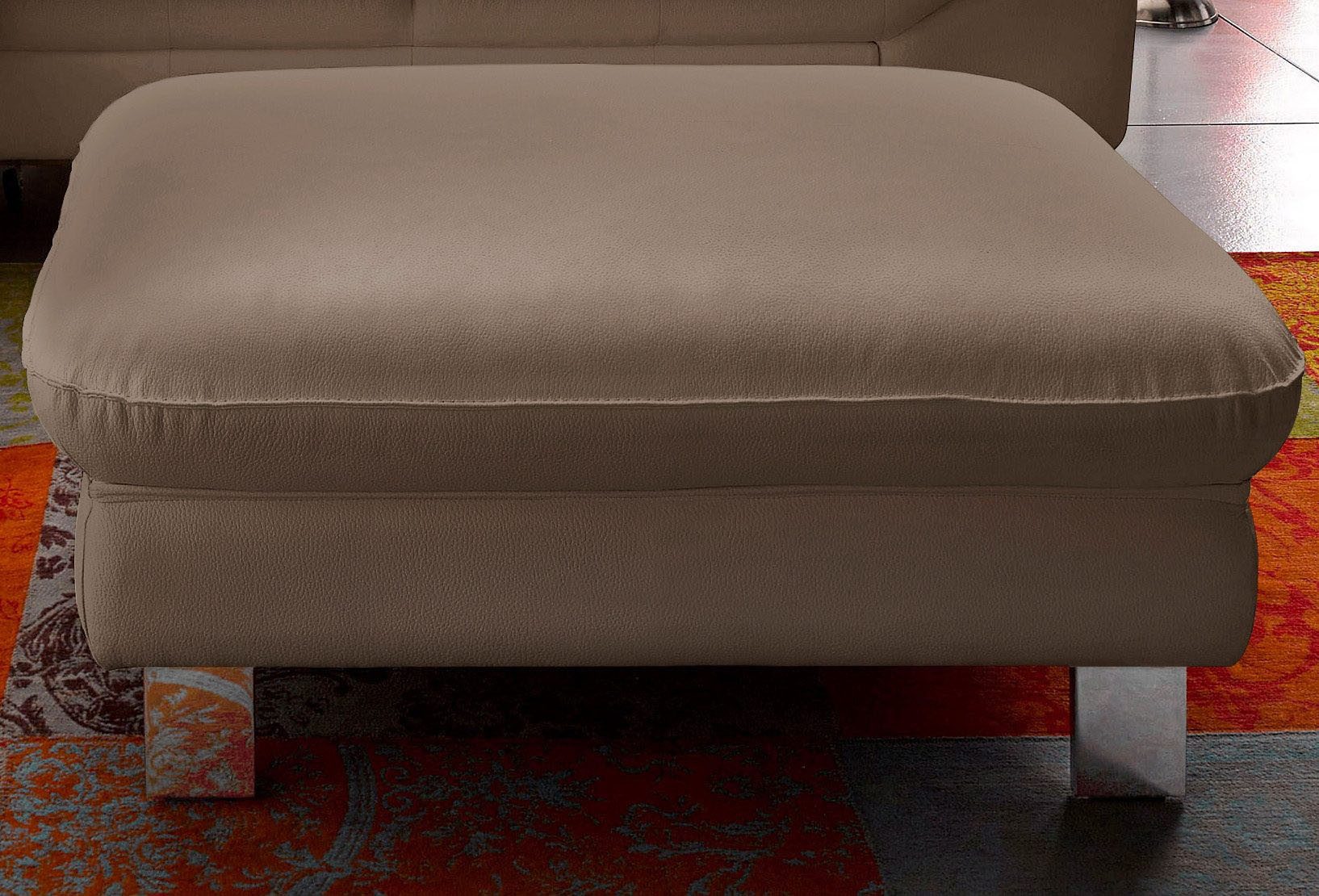 COTTA Hocker Driver, mit edlen Metallfüßen