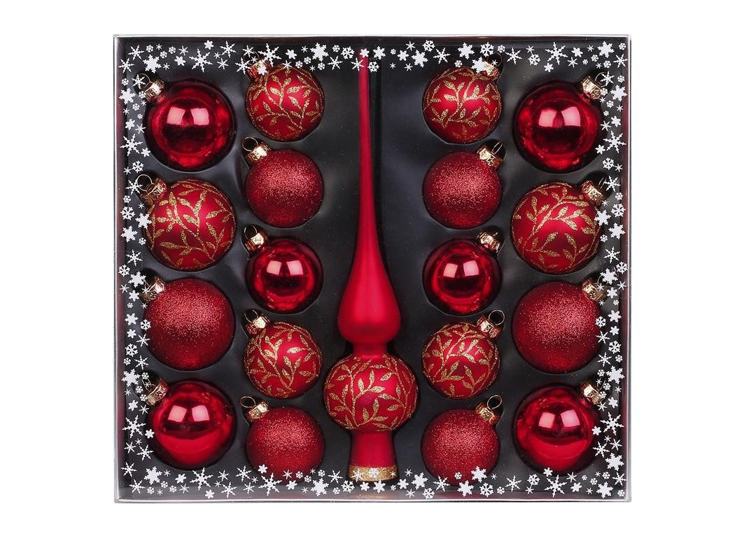 MAGIC by Inge Weihnachtsbaumkugel Kugelsortiment mit Spitze 19 Stk Traditio günstig online kaufen